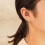 Philip Jones Jewellery Silver Plated Open Heart Earrings Created with Swarovski Crystals 3