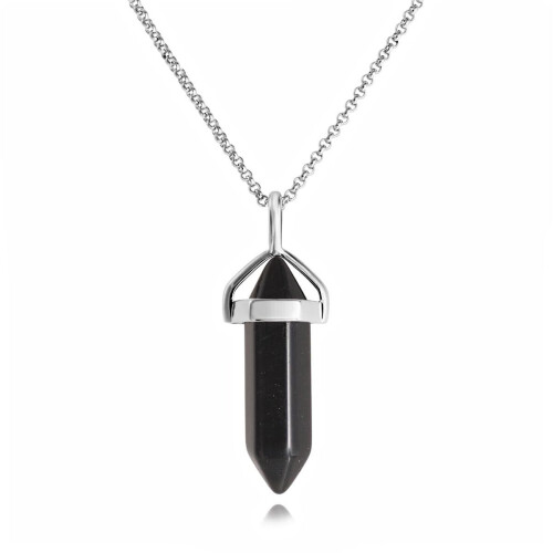 Philip Jones Jewellery Black Onyx Gemstone Necklace 2