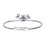 Philip Jones Jewellery Silver Plated Niece Bracelet Created with Swarovski Crystals 2