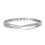 Philip Jones Jewellery Silver Plated Arc Bangle Created with Swarovski Crystals 2
