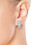 Philip Jones Jewellery Silver Plated Pave Clip On Earrings Created with Swarovski Crystals 6