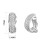 Philip Jones Jewellery Silver Plated Pave Clip On Earrings Created with Swarovski Crystals 7