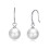 Philip Jones Jewellery Sterling Silver White Pearl Drop Earrings 1