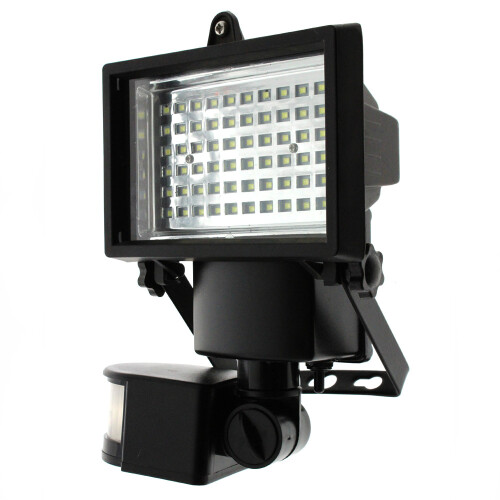 Solar Powered 60 LED Outdoor Garden Motion Sensor Security Floodlight