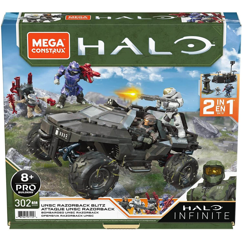 Mega Construx Halo UNSC Razorback Blitz