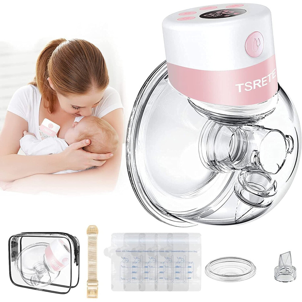 Electric Breast Pump, Rechargeable Single Milk Extractor Tsrete