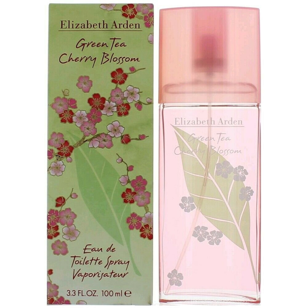 Green Tea Cherry Blossom by Elizabeth Arden, 3.3 oz EDT Spray women