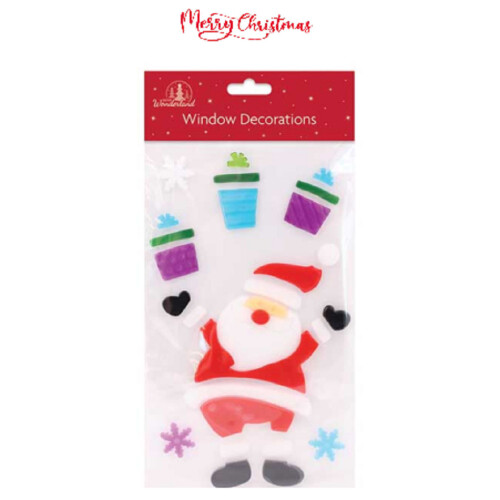 (Santa) SRV Hub®️ Christmas Window Gel Sticker Sheets