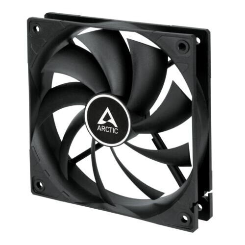 Arctic F12 Low Noise 12Cm Case Fan Black 9 Blades Fluid Dynamic 6 Year Warranty ACFAN00201A