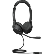 Jabra Gn Jabra Evolve2 30 Wired On-Ear Stereo Headset Black Binaural Ear-Cup 20 23089-999-979
