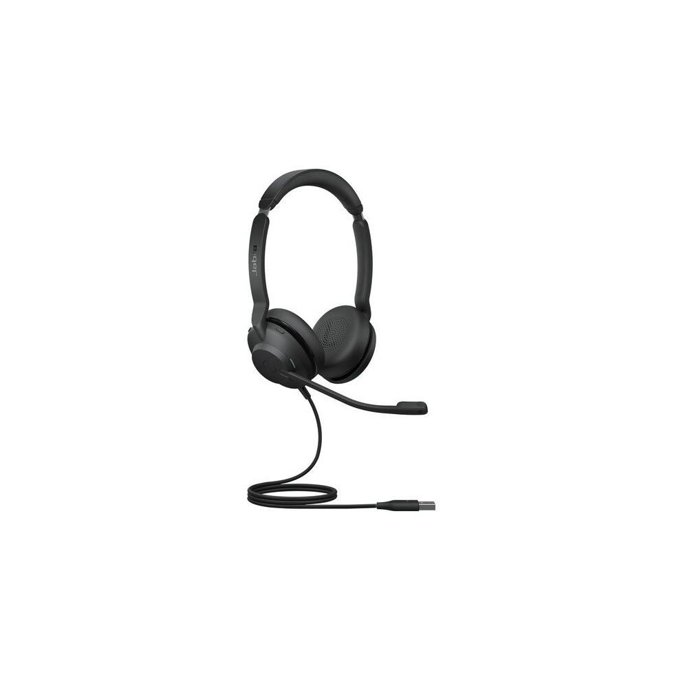 Jabra Gn Jabra Evolve2 30 Wired On-Ear Stereo Headset Black Binaural Ear-Cup 20 23089-999-979