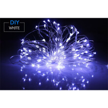 (White ) 33Ft 100 LEDs String Fairy Light Battery Powered