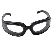 (Black) Glasses With Sponge For Kitchen Cut Onion Utensil Anti-Spicy / Wind / Sand