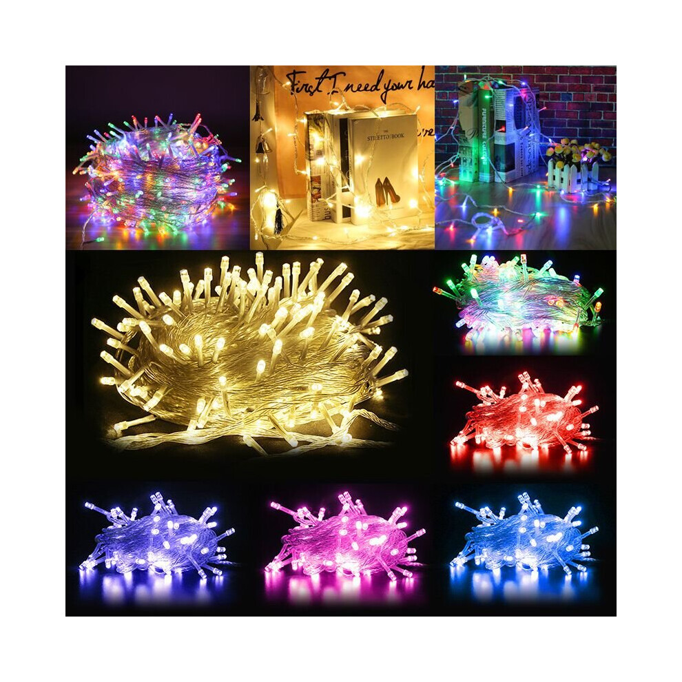 10M 100LEDs String Fairy Lights Christmas Tree Light Xmas Party Wedding Lamp EU