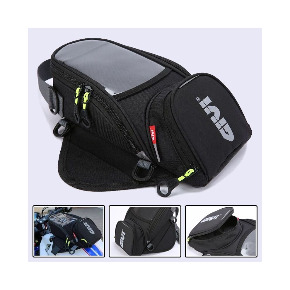 Waterproof Motor Tank Bag Black Oil Fuel Tank Magnetic Motorbike Motorcycle Bag