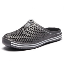 (Gray, EU39) Summer Fashion Men and Women Garden Clogs Shoes Non-slip Slippers Beach Sandals