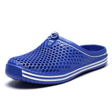 (Blue, EU39) Summer Fashion Men and Women Garden Clogs Shoes Non-slip Slippers Beach Sandals
