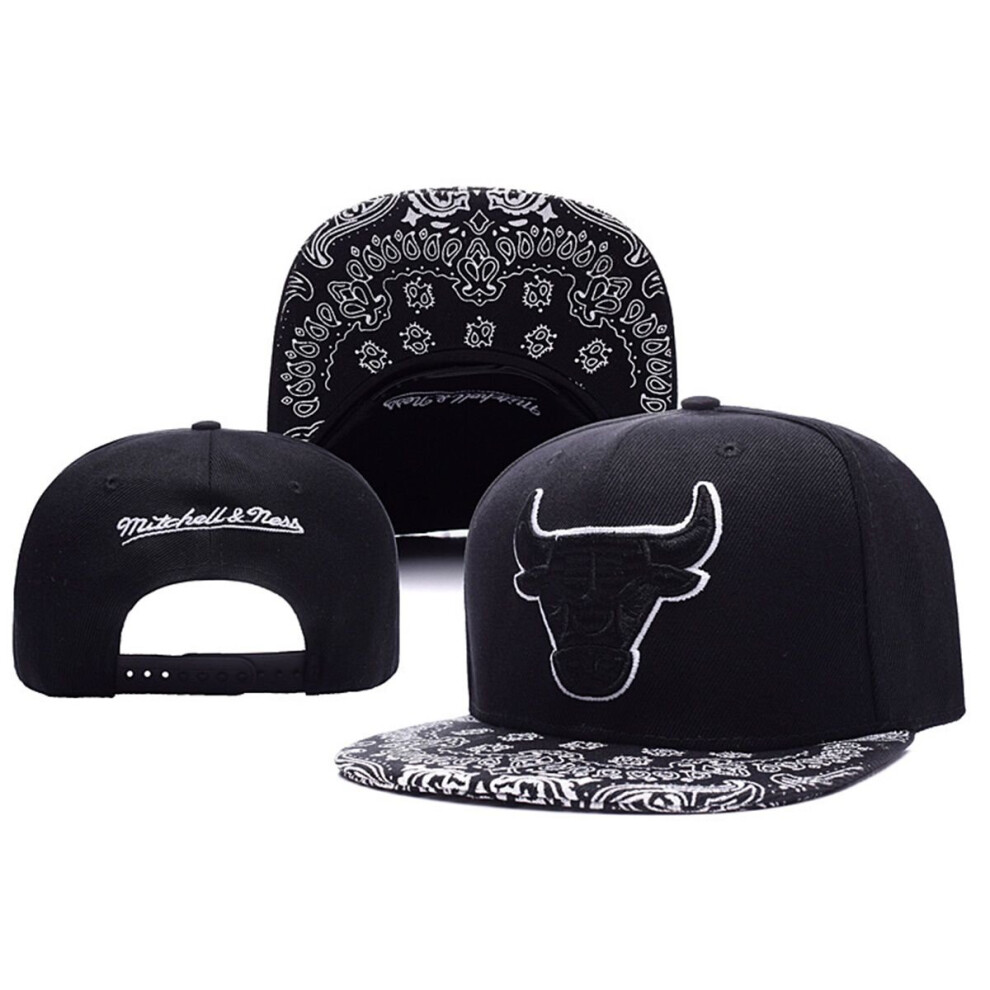 (WhiteBlack) New Men's Fashion Women Hip Hop adjustable Baseball Snapback Hat Cap Black