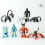 8pcs Πώς να εκπαιδεύσετε τον δράκο σας Toothless Light Fury Stormfly Action Figures Toy 2