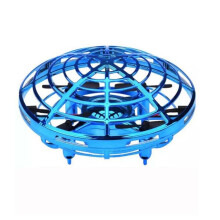 (Blue) Mini Drone Quad Induction Levitation UFO Flying Toy Hand-controlled Kids Gift UK