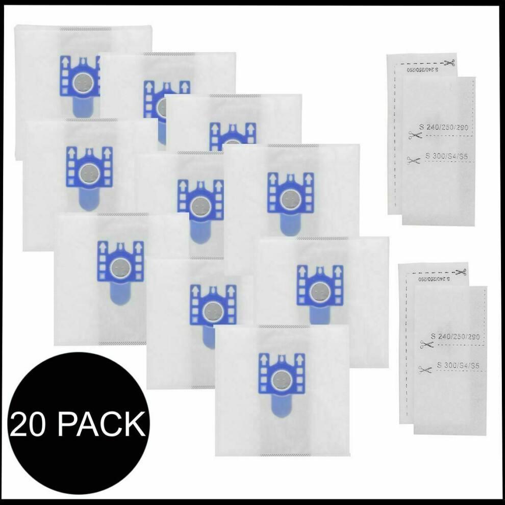 MIELE GN G&N CAT & DOG VACUUM CLEANER HOOVER DUST BAGS & FILTERS x 20