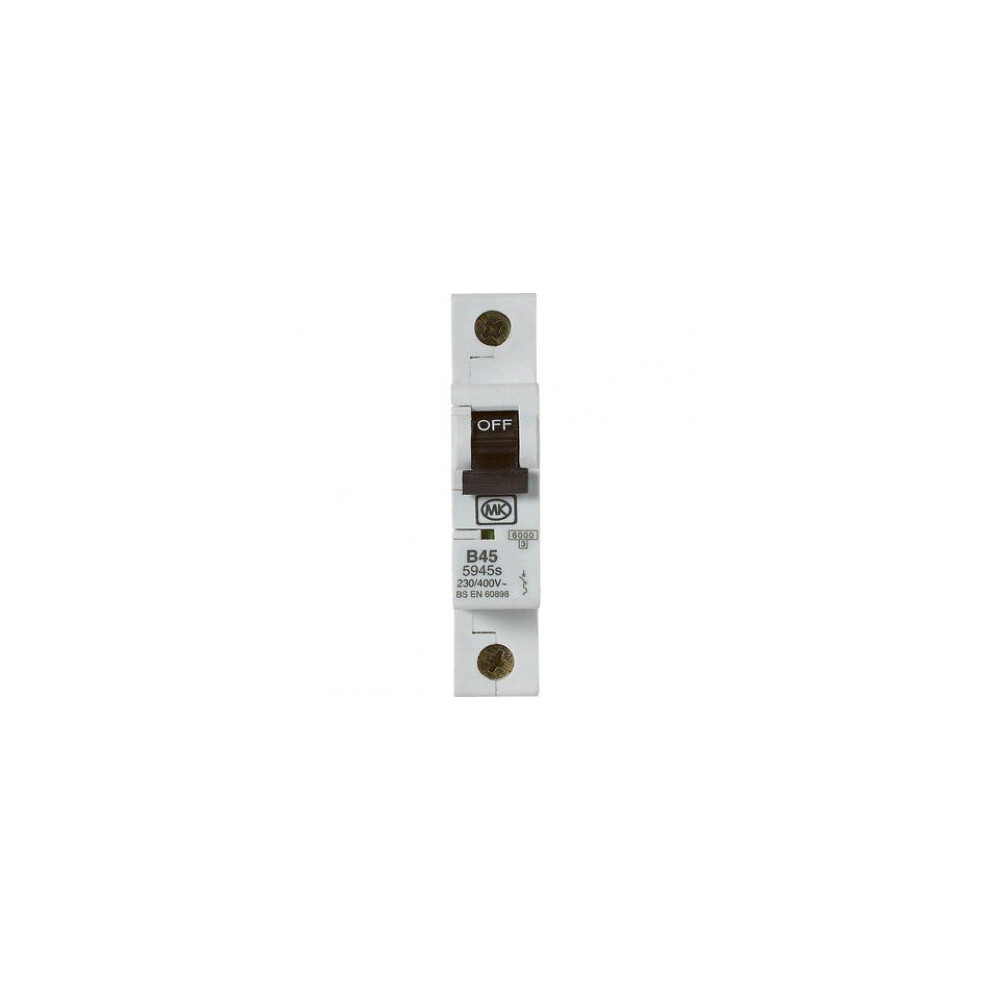 Mk 45A Miniature Circuit Breaker (Mcb) Single Pole Type B - 230V B45 5017490195739