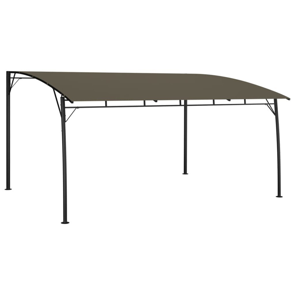 vidaXL Garden Sunshade Awning 4x3x2.55 m Taupe