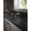Wilsonart (3000 x 600mm, No Cut) Black Sparkle Square Edge Laminate Kitchen Worktop 40mm 1