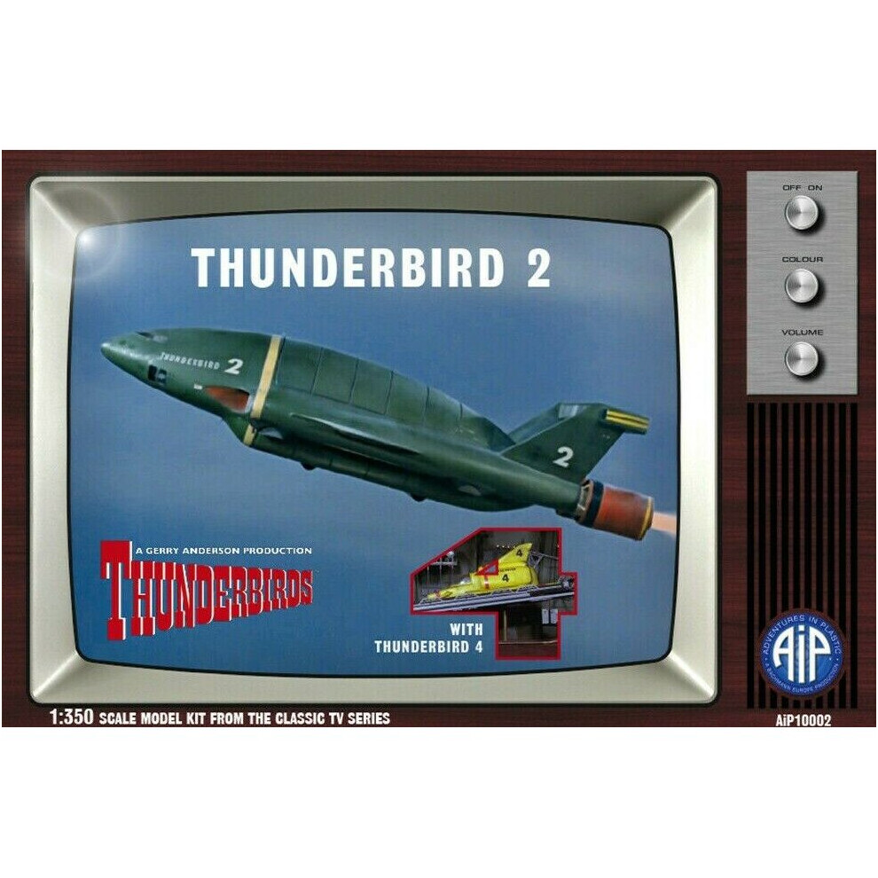 1/350 Thunderbird 2 & 4 scale model kit by AIP (Aoshima)