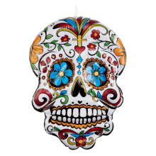 Inflatable Day of the Dead Skull 100 cm