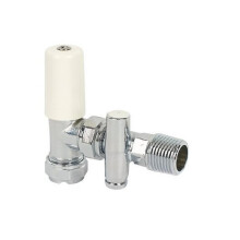 Terrier Chrome-plated Angled Lockshield