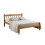 5FT king Size Colonial Waxed Pine Spindle Bed Frame 1