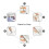 Black + Decker (Medium) BLACK+DECKER 6pk Vacuum Storage Bags, White 8