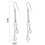Philip Jones Jewellery Sterling Silver Triple White Pearl Drop Earrings 6