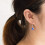 Philip Jones Jewellery Dark Blue Crystal Drop Earrings Created with Swarovski Crystals 5