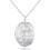 Philip Jones Jewellery Silver Plated Oval Locket 2