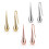 Philip Jones Jewellery Set of Three Teardrop Earrings 2