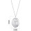Philip Jones Jewellery Silver Plated Oval Locket 7