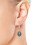 Philip Jones Jewellery Sterling Silver Grey Pearl Drop Earrings Created with Swarovski Crystals 6