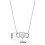Philip Jones Jewellery Silver Plated Infinity Heart Necklace Created with Swarovski Crystals 7