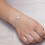 Philip Jones Jewellery Sterling Silver Friendship Quote Star Bracelet 5