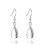 Philip Jones Jewellery Sterling Silver Infinity Curve Earrings 2