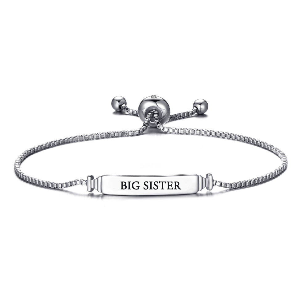 Philip Jones Jewellery Big Sister Id Friendship Bracelet Created With Swarovski Crystals Multicoloured