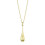 Philip Jones Jewellery Gold Plated Teardrop Necklace 1