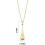 Philip Jones Jewellery Gold Plated Teardrop Necklace 6