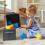 GEEZY (1) GEEZY Storage Boxes Foldable Square Canvas Collapsible Folding Fabric Cubes Box Toys 2