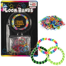 (6) 80Pc Loom Bands Starter Set Clasps Hook Bracelet