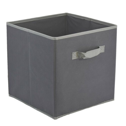 GEEZY (1) GEEZY Storage Boxes Foldable Square Canvas Collapsible Folding Fabric Cubes Box Toys