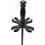 4 Piece Traditional Fireplace Companion Set Iron Fire Burner Tool 5