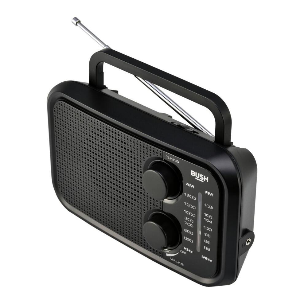 Bush PR-206 FM/AM Portable Radio - Black